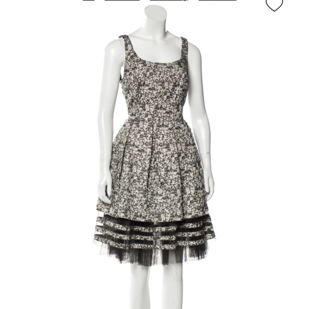 Noir Sachin & Babi A Line cocktail tulle dress